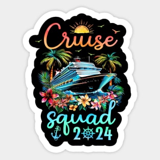 Cruise Squad 2024 Sticker